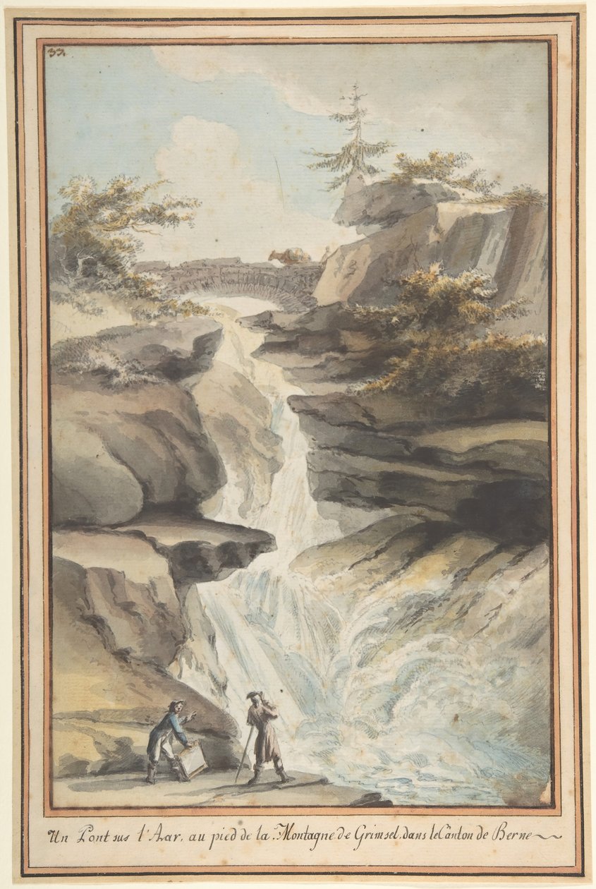 A Bridge on the Aar, at the Foot of the Grimsel, in the Canton of Berne, ca. 1775.    1196957   cs       czech Successfully Translated  Original: Martyrium des heiligen Prokop Translat: Martyrium des heiligen Prokop 1346759 cs czech Successfully Translated od Caspar Wolf