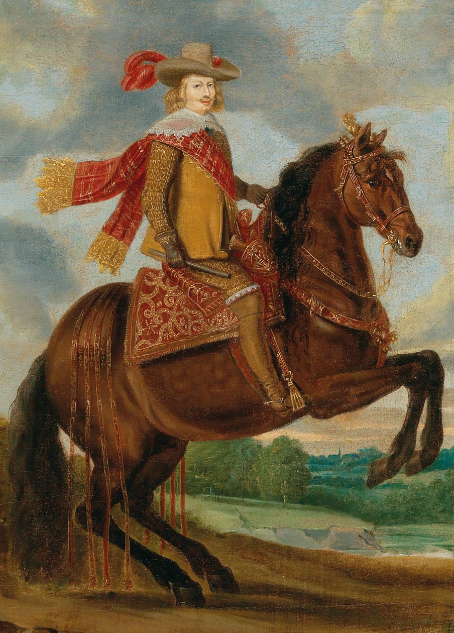 Jezdecký portrét kardinála-Infante Ferdinanda Rakouska 1609-1641. od Caspar de Crayer