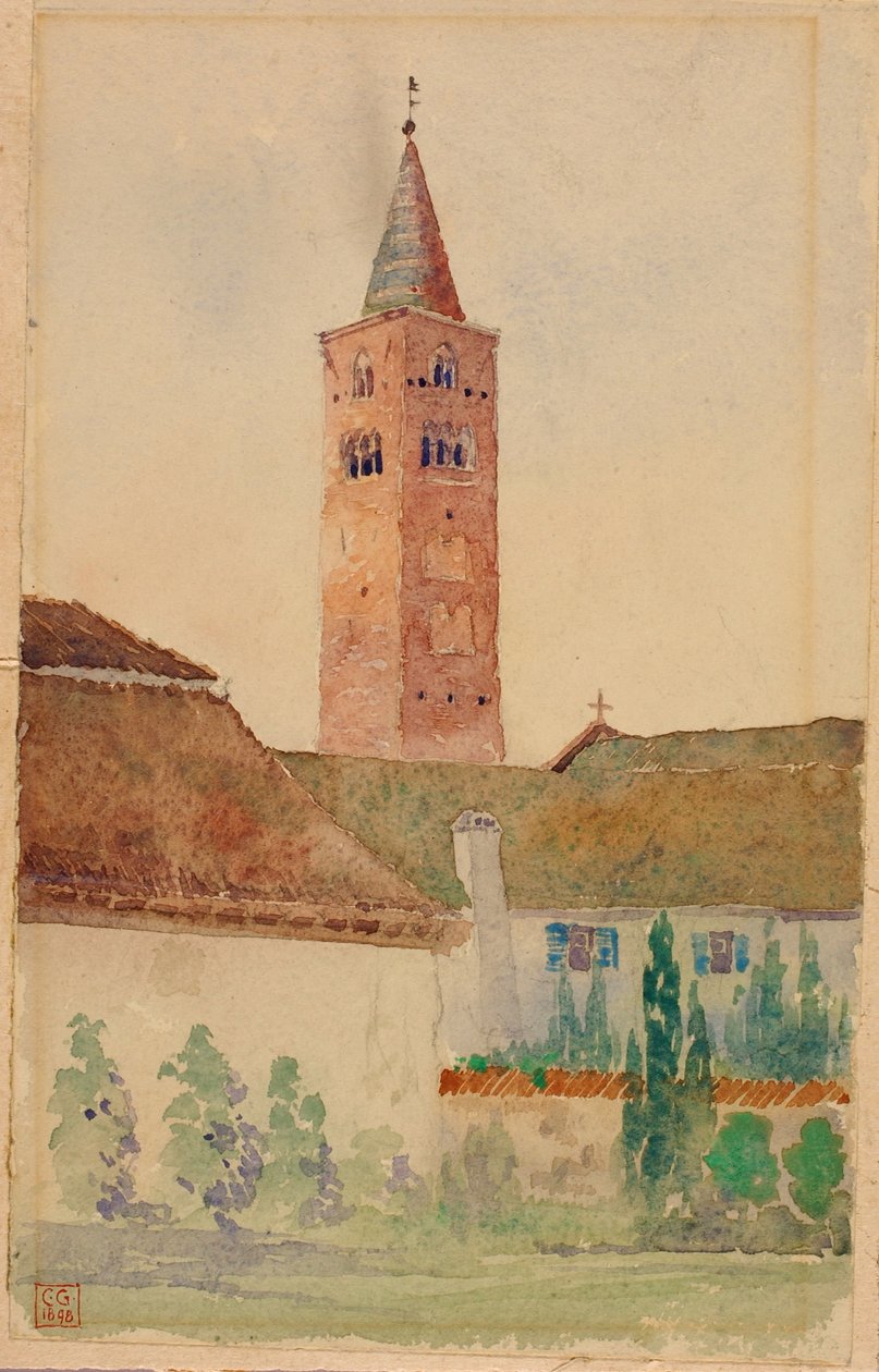 Kostelní věž, Itálie od Cass Gilbert