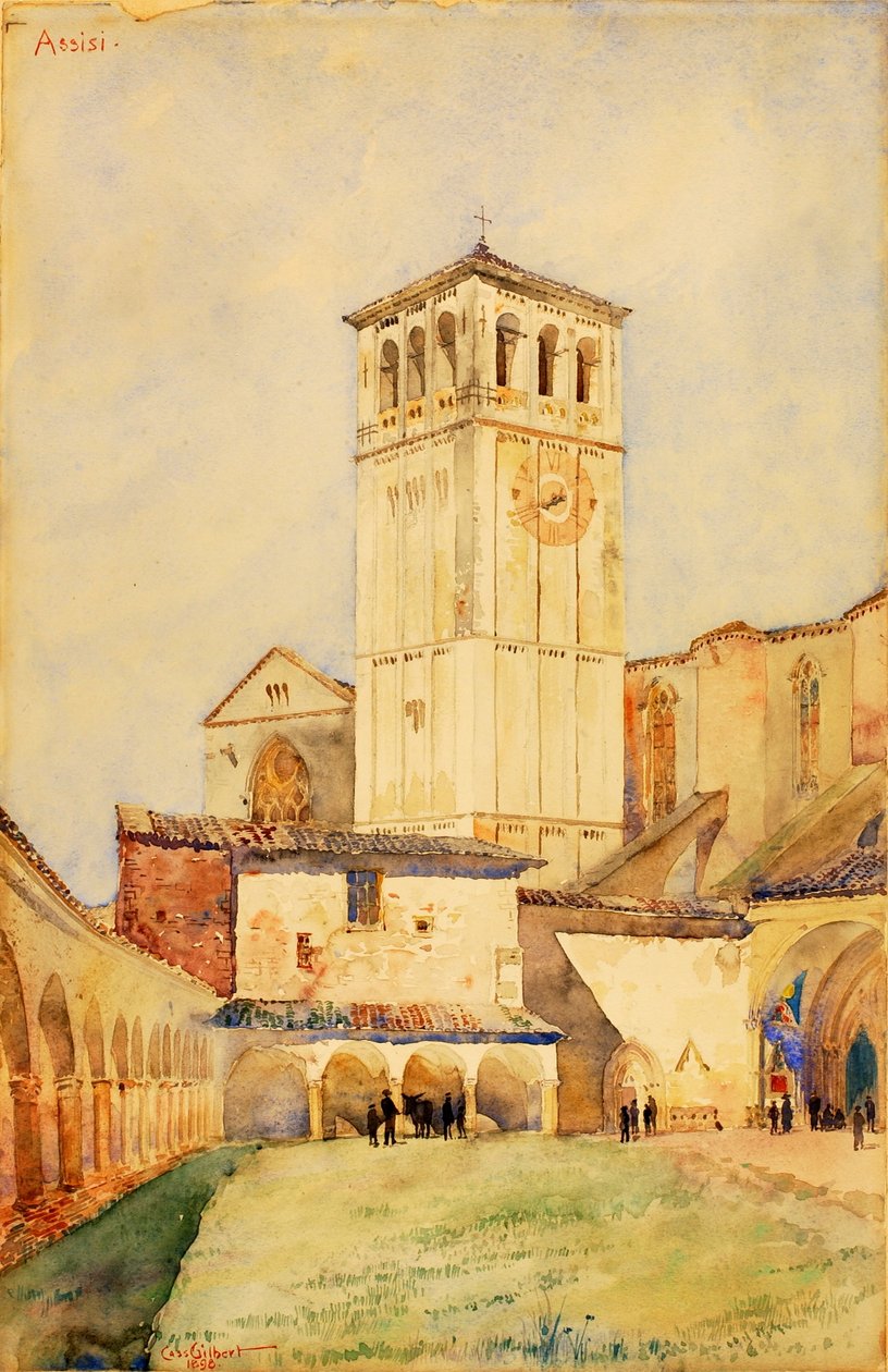 Kostel svatého Františka, Assisi od Cass Gilbert