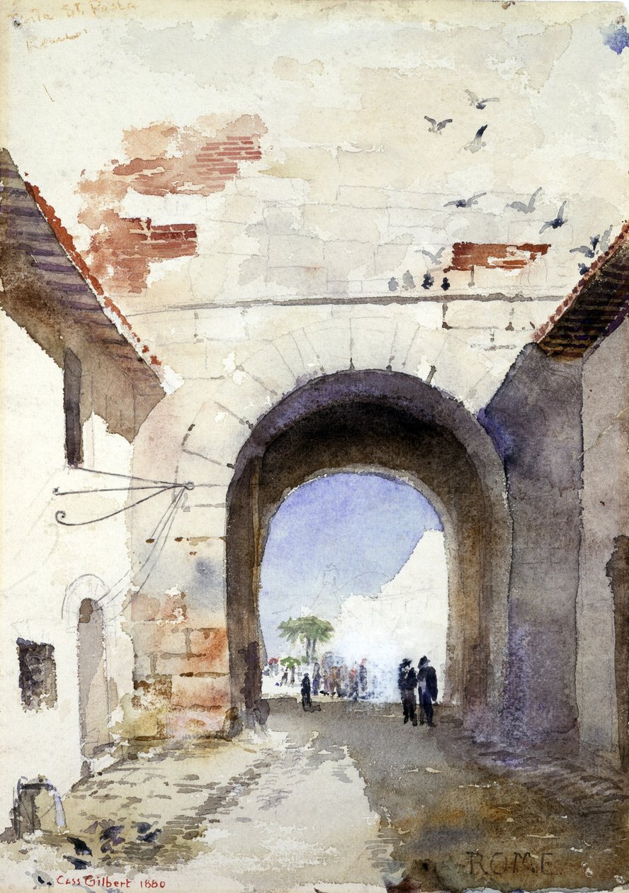 Porta San Paolo, Řím od Cass Gilbert
