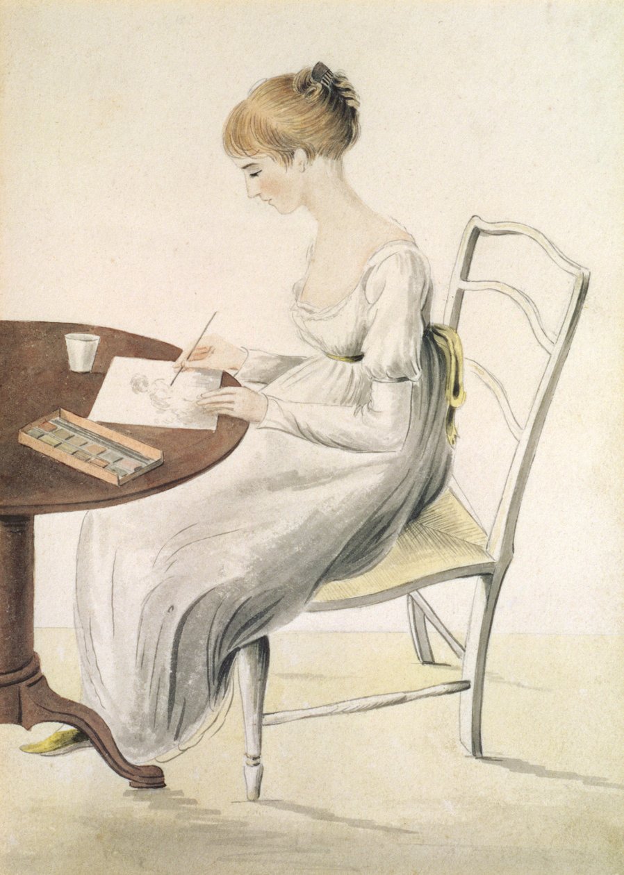 Fanny Austen-Knight (1793-1882) od Cassandra Austen