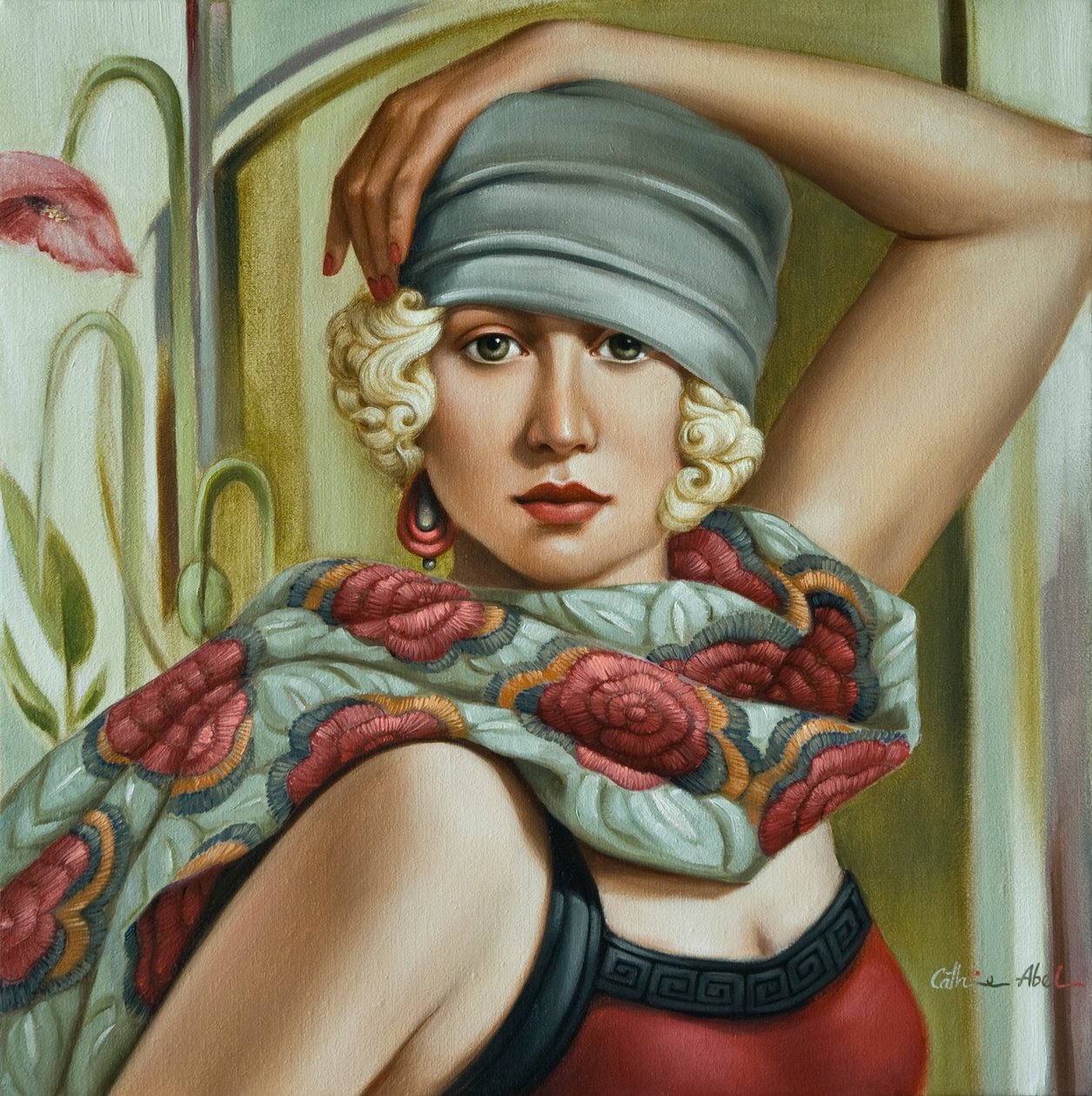 Šedá pláštěnka od Catherine Abel