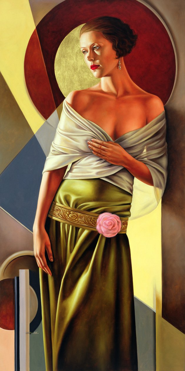 Reflections of Grace, 2006 (olej na plátně) od Catherine Abel