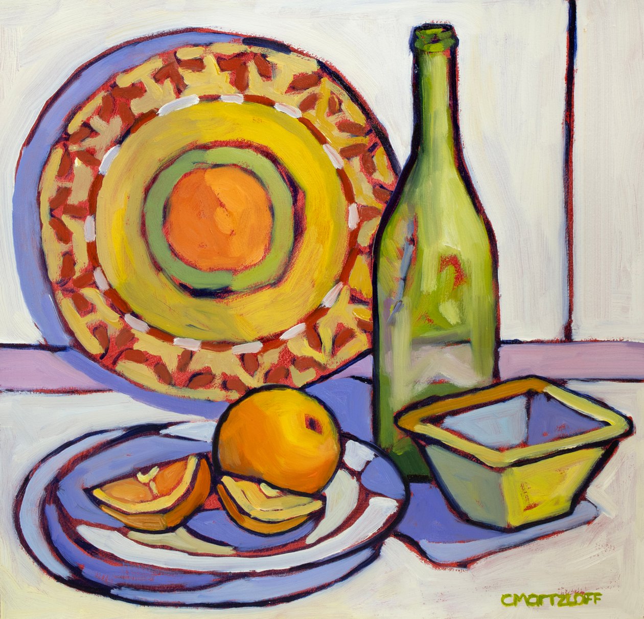 Marocké inspirace, 2023 (olej) od Catherine J Martzloff