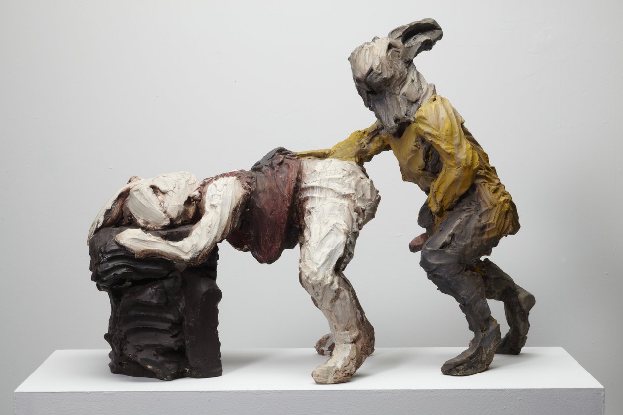 Flopsy, 2009 (Jesmonite, barva) od Cathie Pilkington