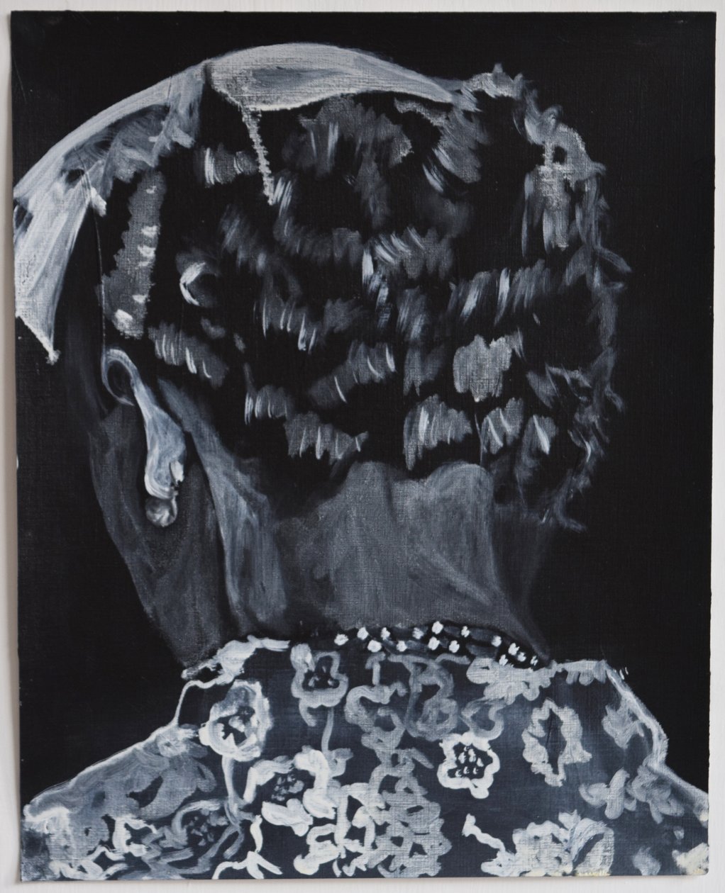 Belladonna: Ann, 2014 (olej a akryl na papíře) od Cathy Lomax
