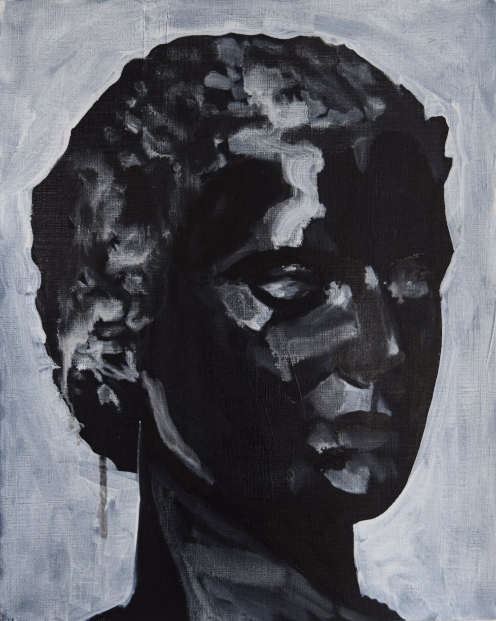 Belladonna: Marina, 2014 (olej a akryl na papíře) od Cathy Lomax