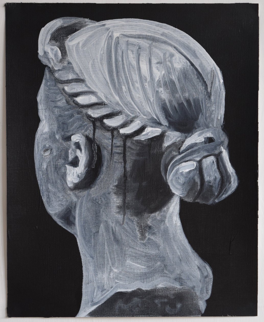 Belladonna: Nodus  Vitta, 2014 (olej a akryl na papíře) od Cathy Lomax