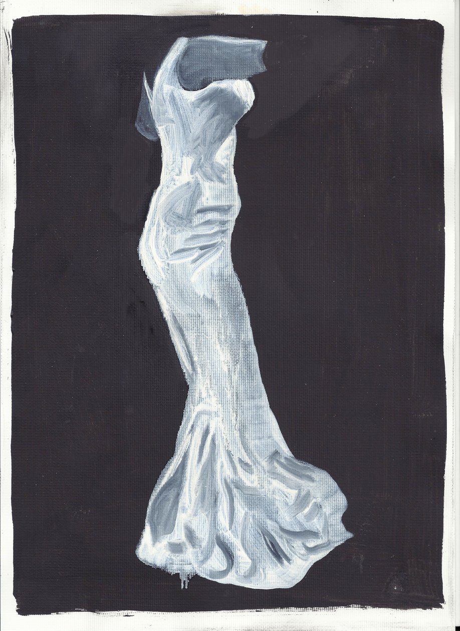 Elsie, 2012 (olej a akryl na papíře) od Cathy Lomax
