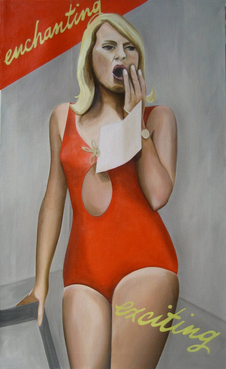 Okouzlující, vzrušující, 2007 (olej na plátně) od Cathy Lomax