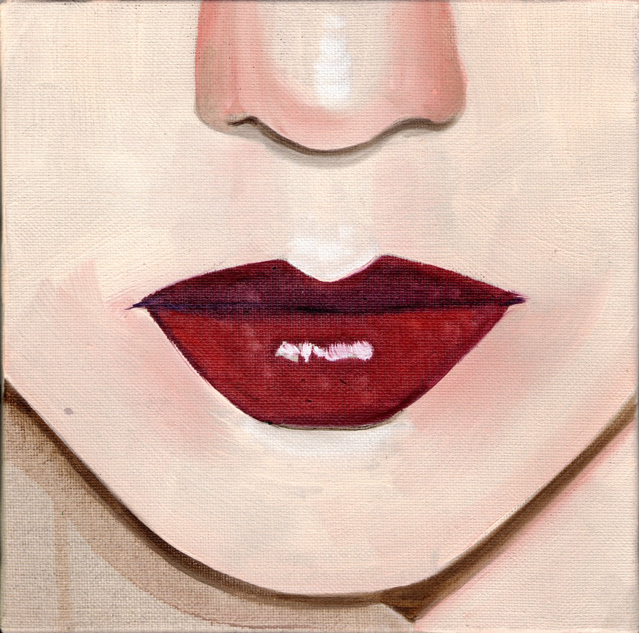 Maquillage 7, 2013 (olej na plátně) od Cathy Lomax
