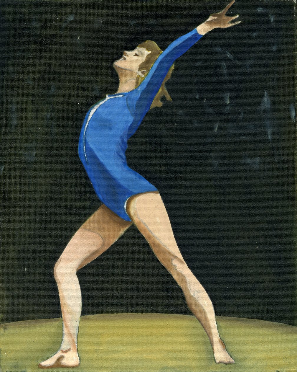 Olga, 2003 (olej na plátně) od Cathy Lomax