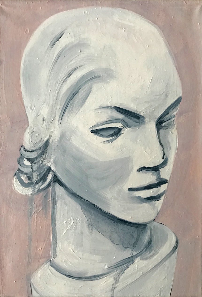 Valentina, 2017 (olej na plátně) od Cathy Lomax