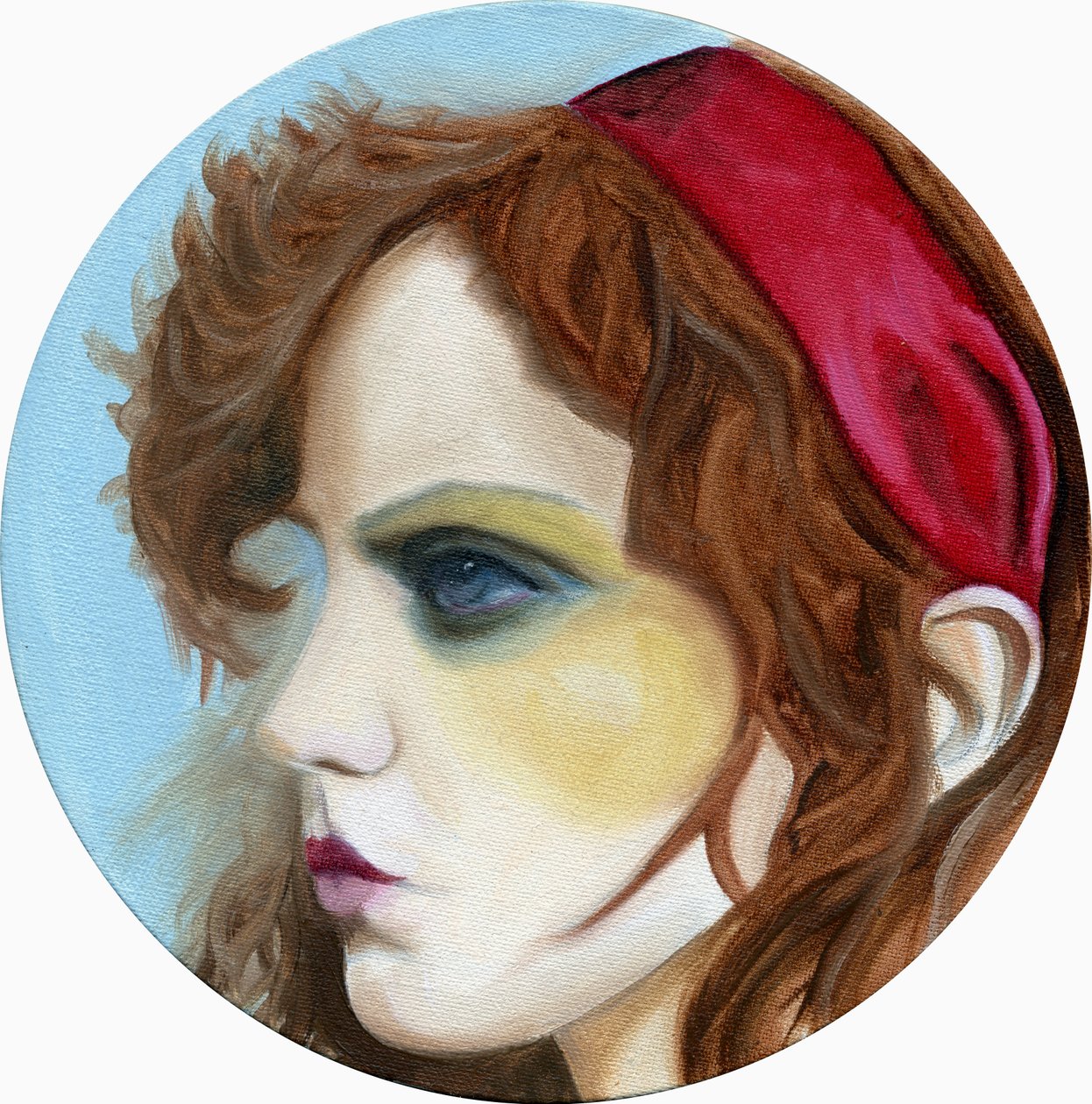 Vogue Rococo, 2008 (olej na plátně) od Cathy Lomax