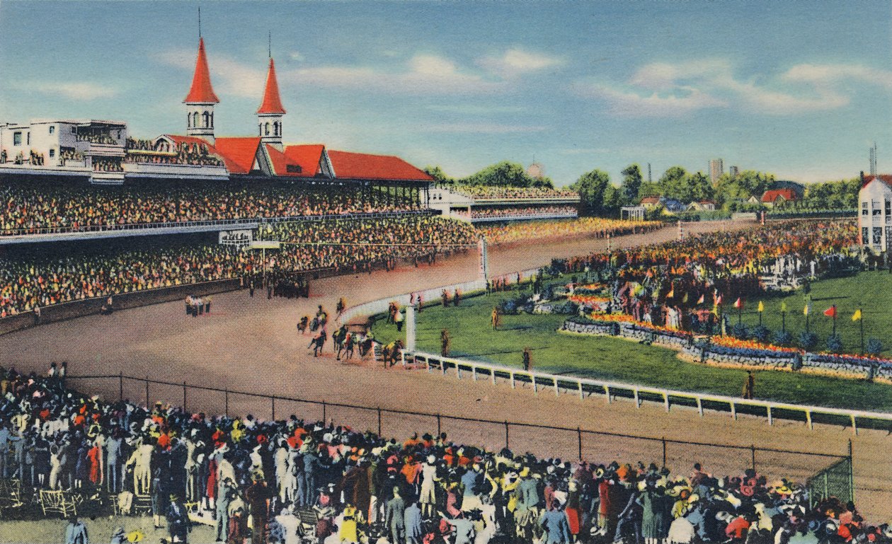Suvenýr z Kentucky Derby, 1942 od Caufield and Shook