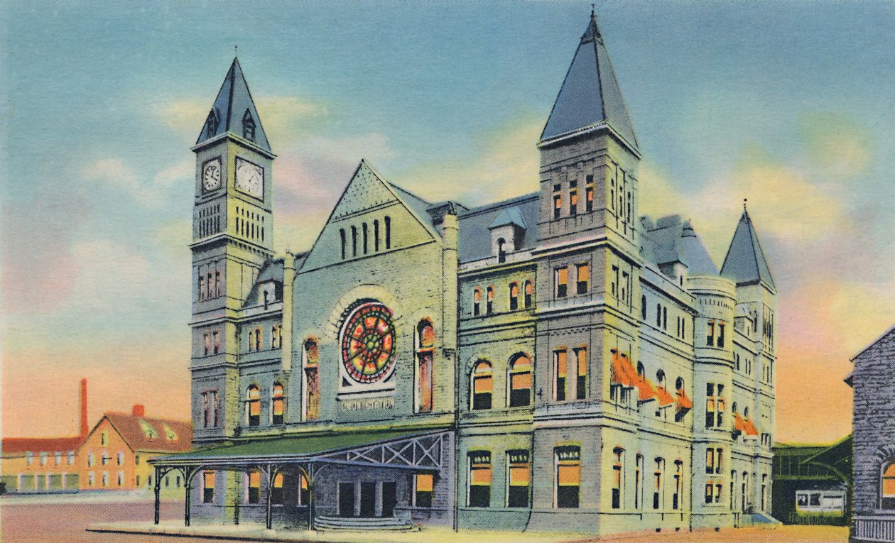 Union Station, 10th a Broadway, 1942 od Caufield and Shook