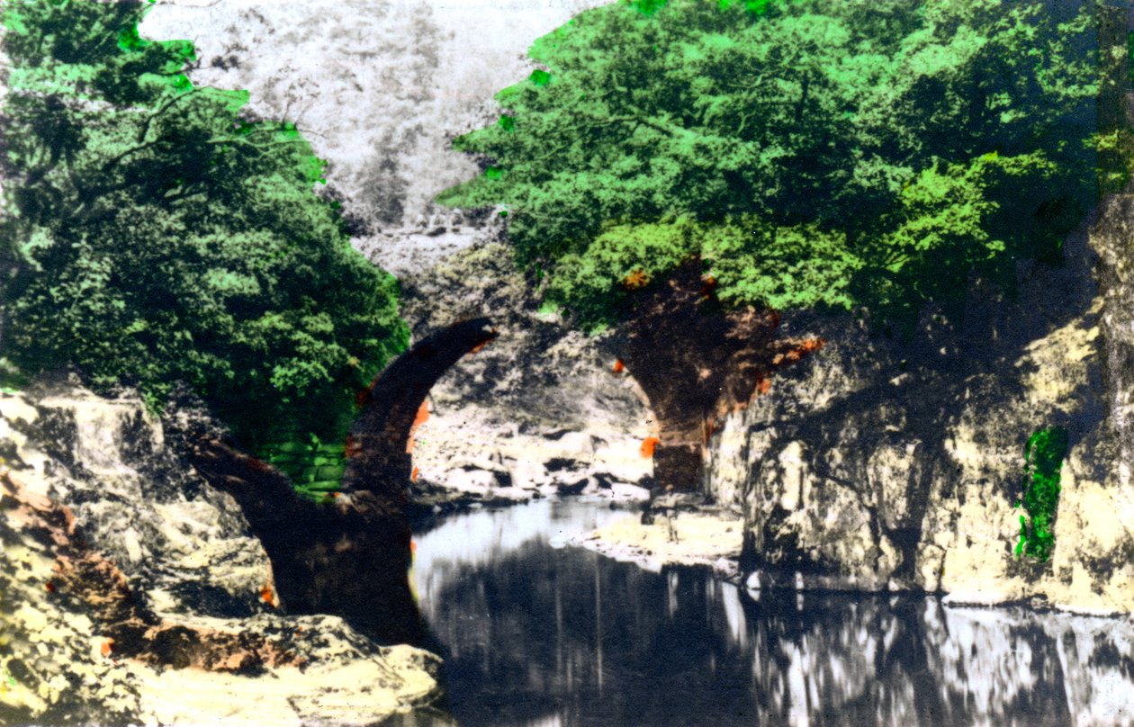 Římský most v Bettws-y-Coed, Gwynedd, 1926. od Cavenders Ltd