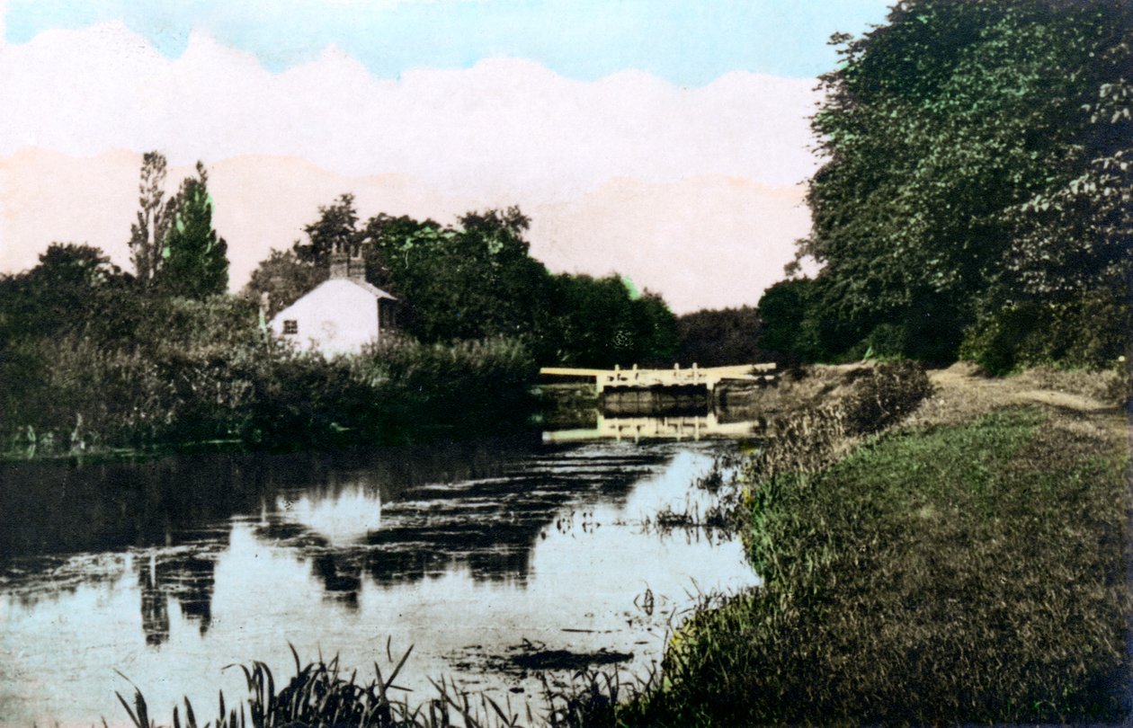 Sonning Lock na řece Temži, Berkshire, 1926. od Cavenders Ltd