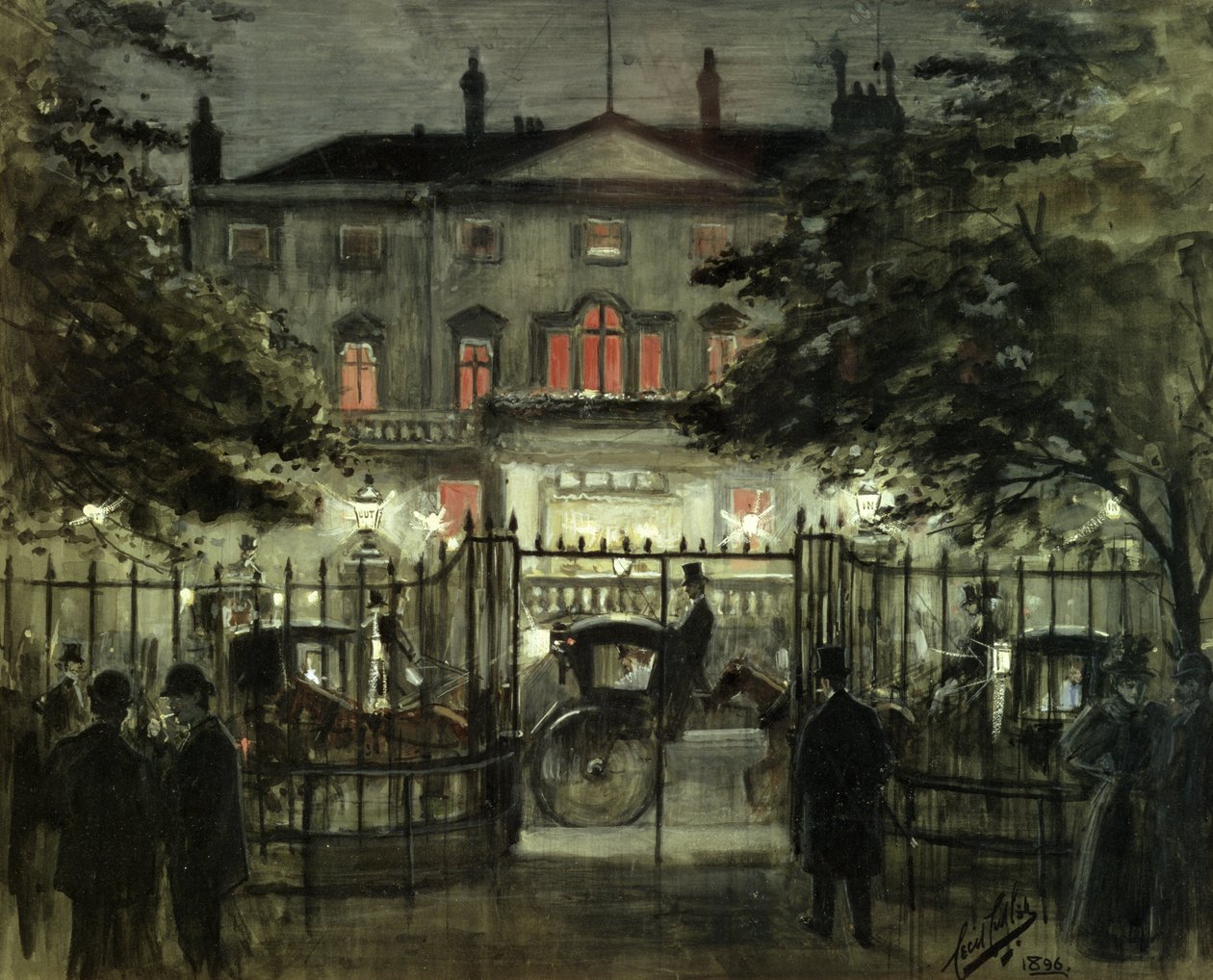 Námořní a vojenský klub, 1896 od Cecil Cutler