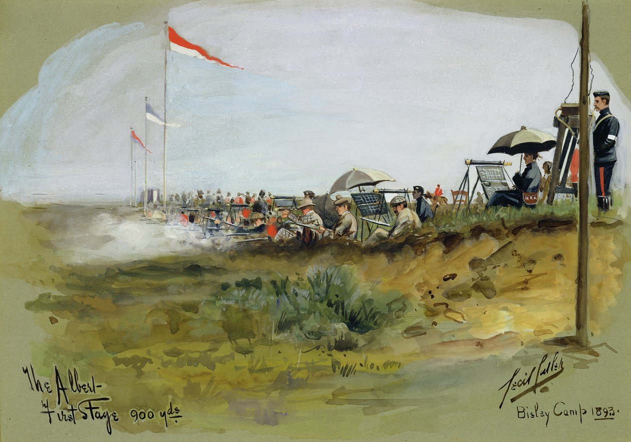 The Albert - First Stage, 900 yardů, Bisley Camp, 1893 od Cecil Cutler