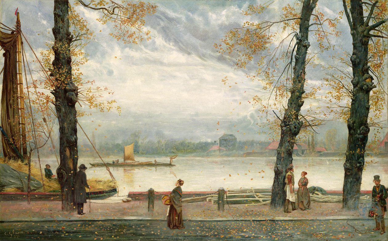 Cheyne Walk, 1870 od Cecil Gordon Lawson