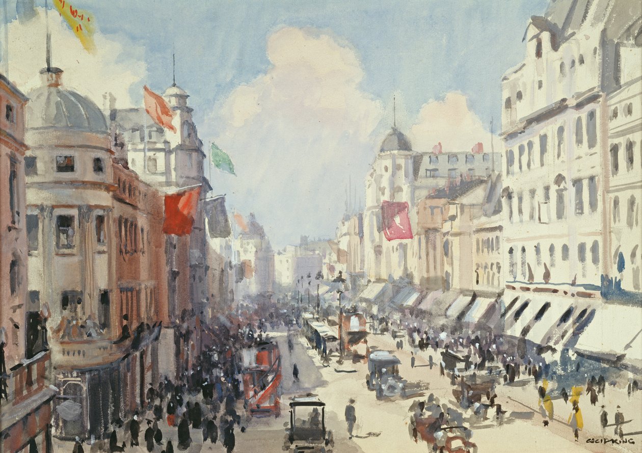 Regent Street, Londýn od Cecil King