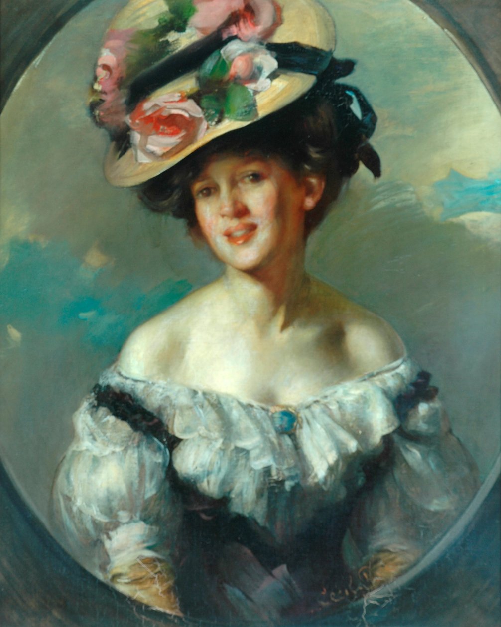 Paní Dods-Withers (olej na plátně) od Cecil William Rae
