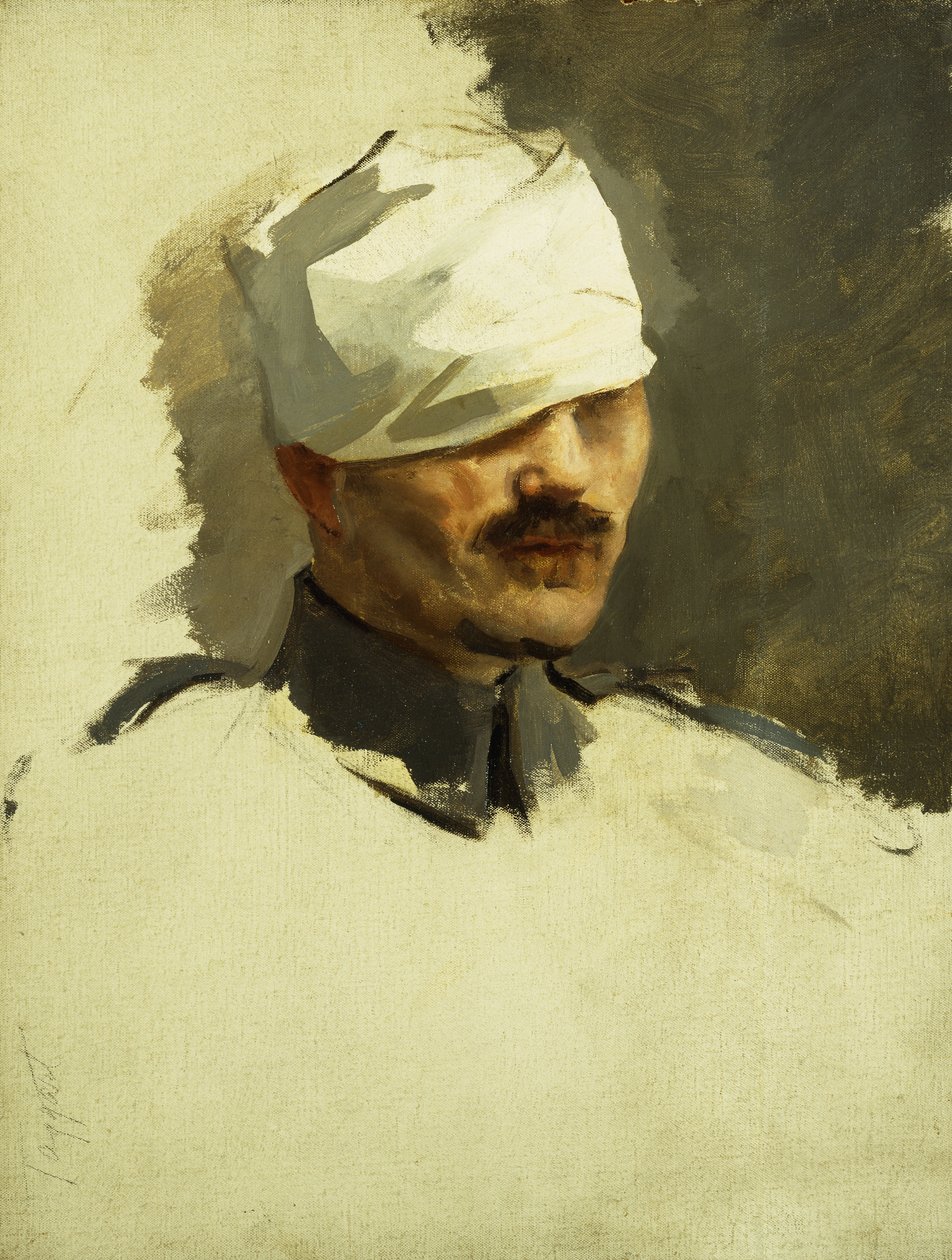 Poručík Jean Julien Lemordant, c. 1918 (olej na plátně) od Cecilia Beaux