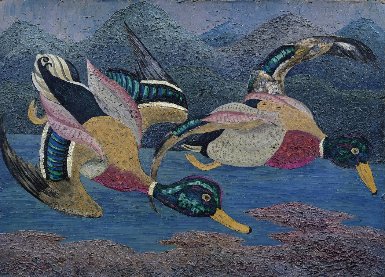 Kachny (olej na plátně) od Cedric Morris