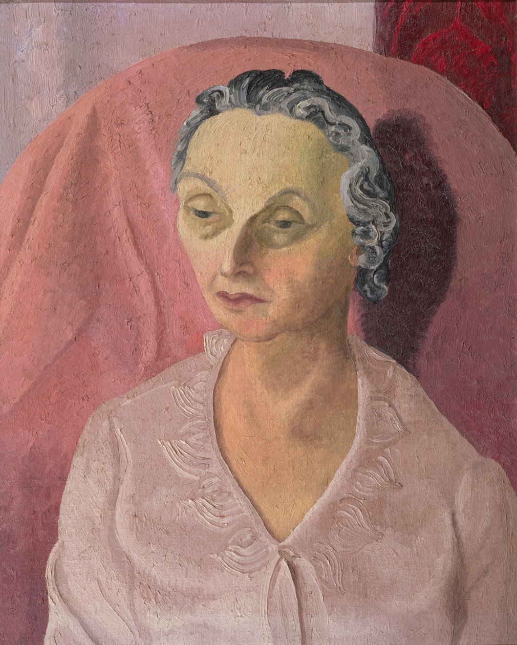Portrét paní R.A. Gorer od Cedric Morris