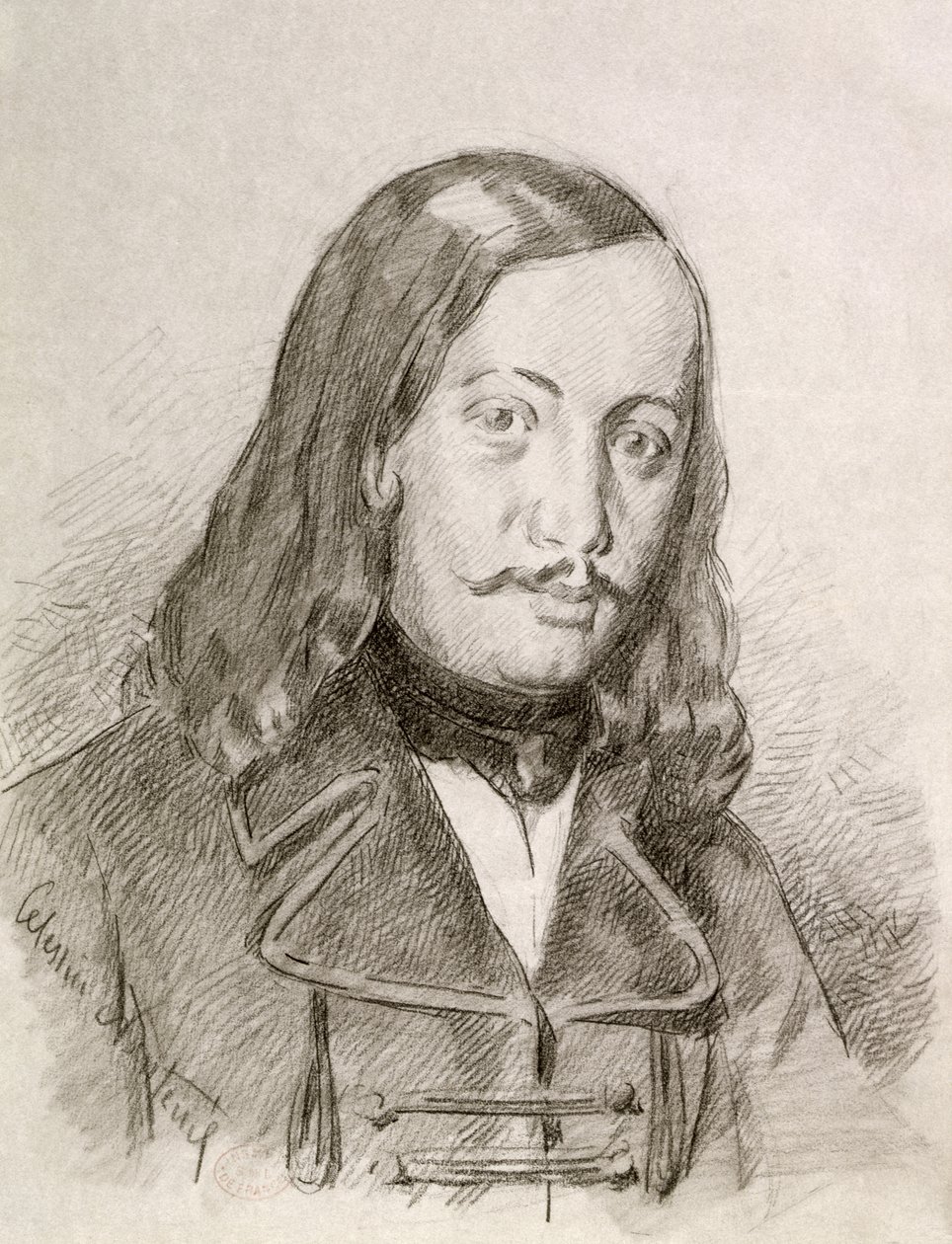 Theophile Gautier (1811-72) od Celestin Francois Nanteuil