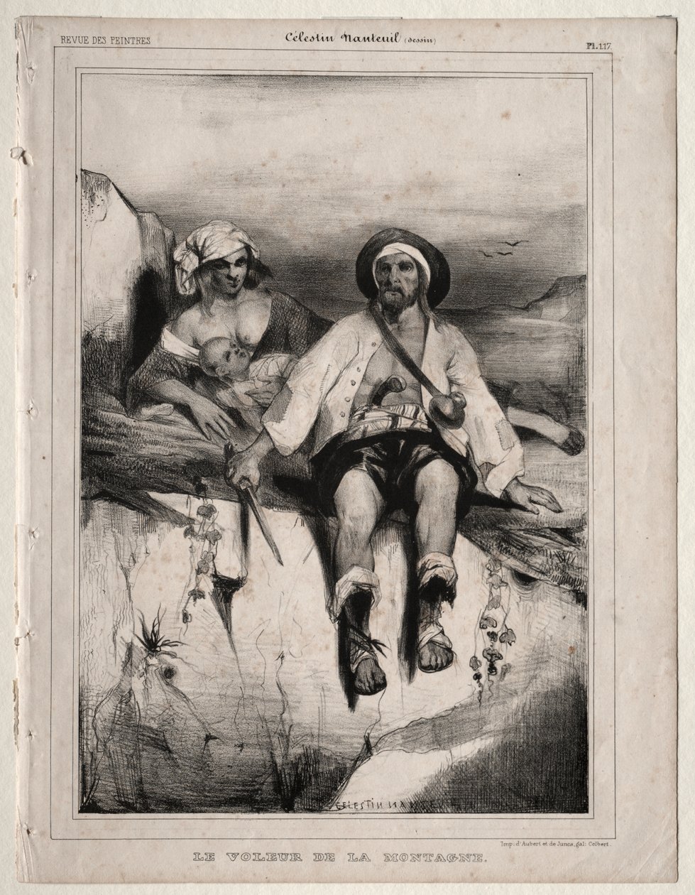 Loupežník z hory od Celestin Francois Nanteuil