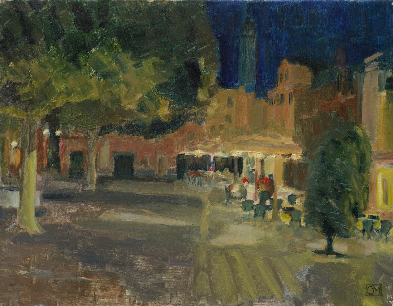 Čas zavírání, Campo Santa Margherita (malba) od Celia Montague