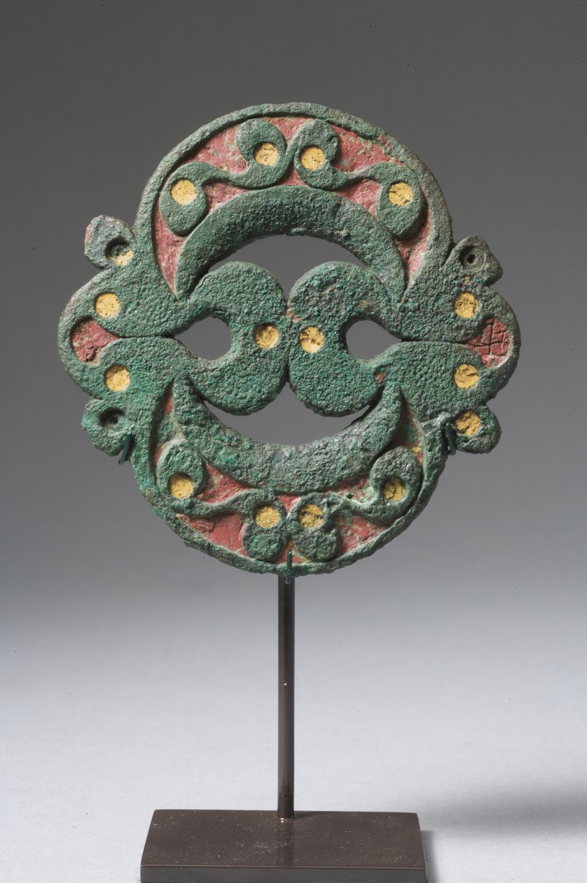 Terret se smaltovanými vložkami (bronz) od Celtic
