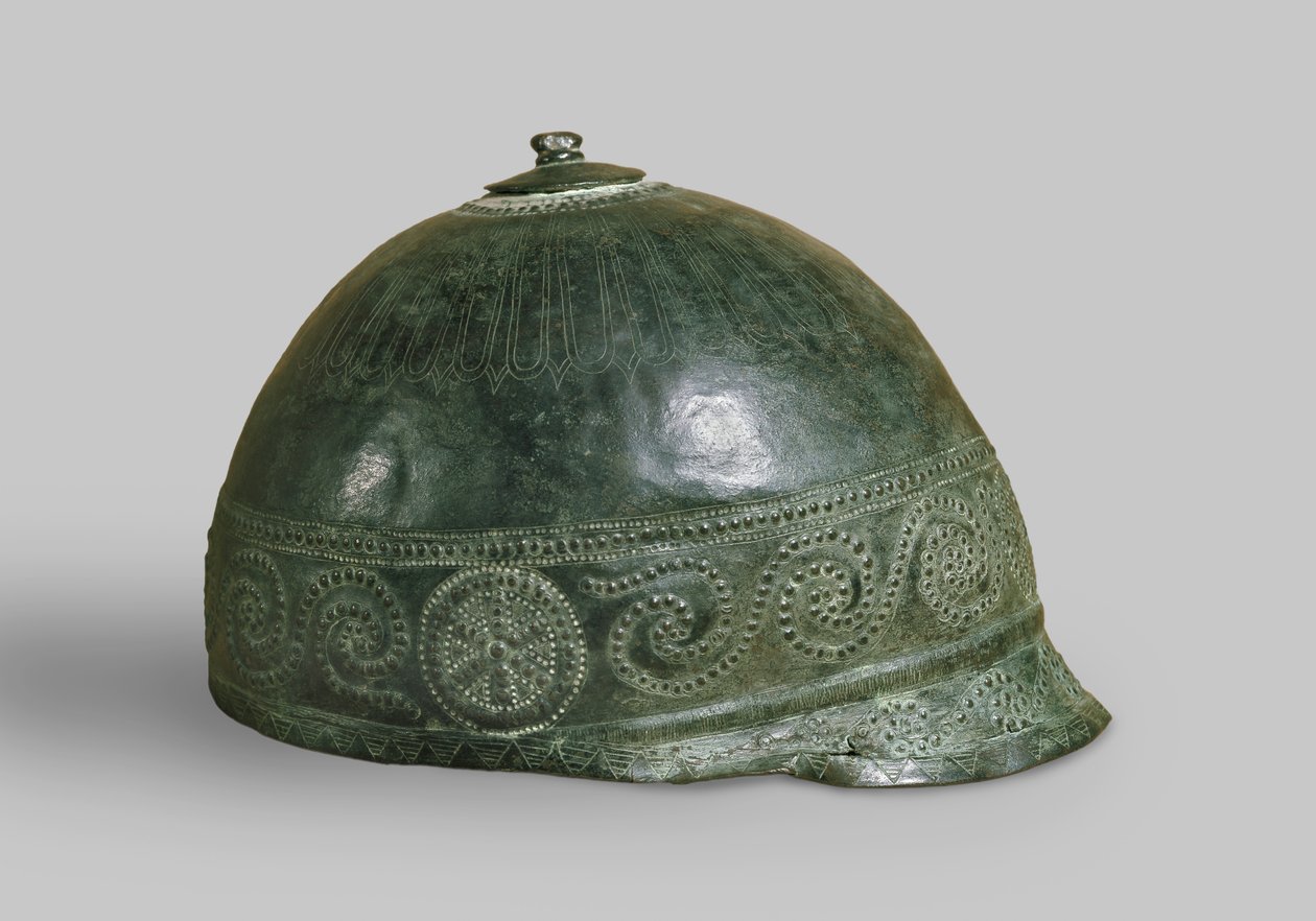 Přilba, italo-keltská, 3. století př. n. l. (bronz) od Celtic
