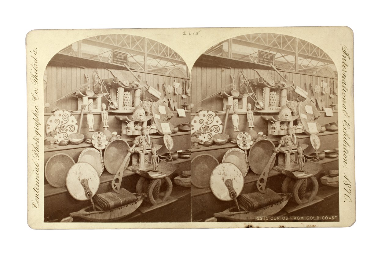 Curios from the Gold Coast, 1876 (albumen print) od Centennial Photographic Co.