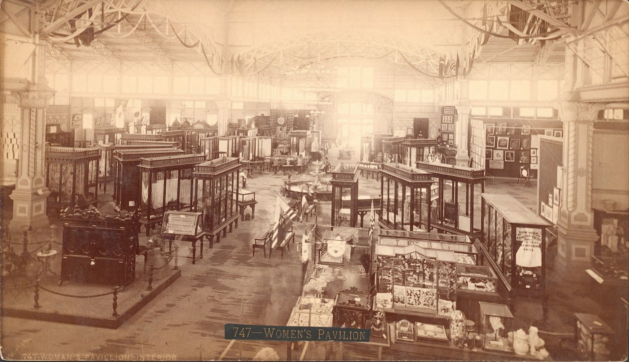 Dámský pavilon, Centennial Exhibition, Philadelphia, 1876 (tisk alba) od Centennial Photographic Co. Centennial Photographic Co.