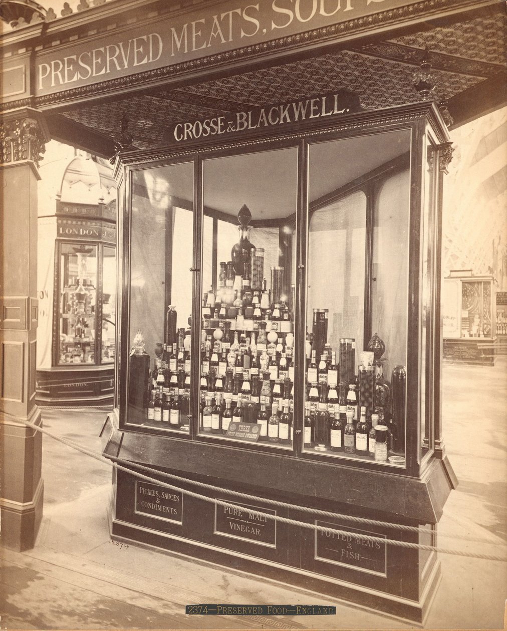 Konzervované potraviny - Anglie od Centennial Photographic Co.