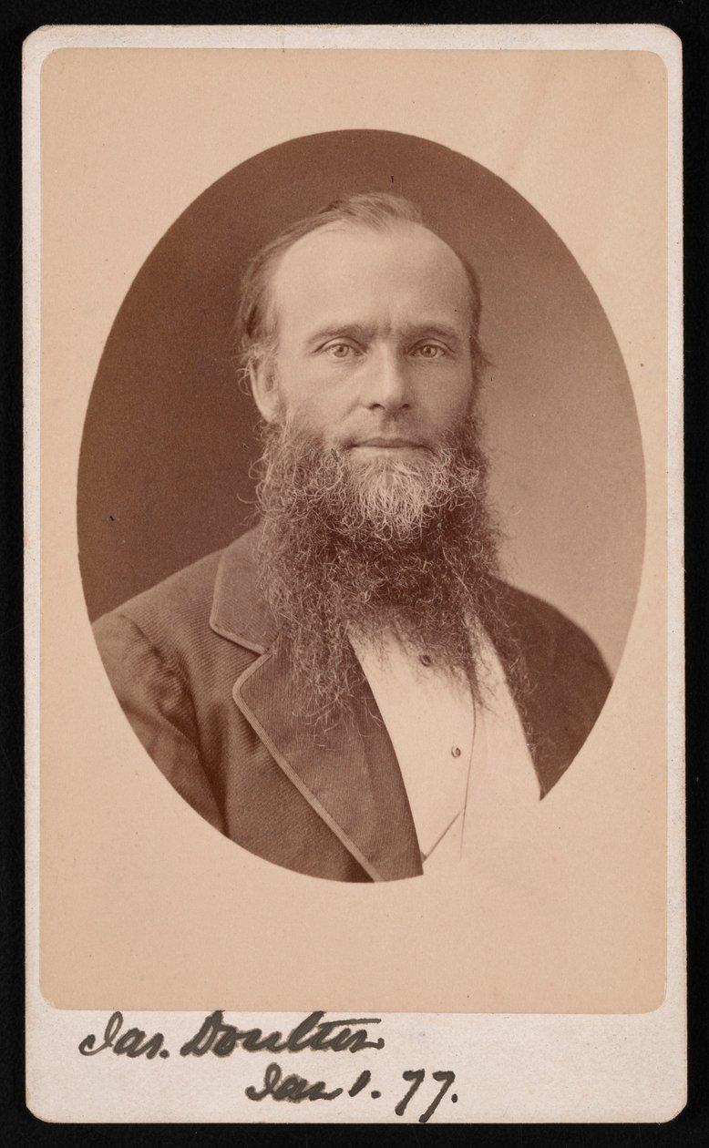 Portrét Jamese Doultona, 1877. od Centennial Photographic Company