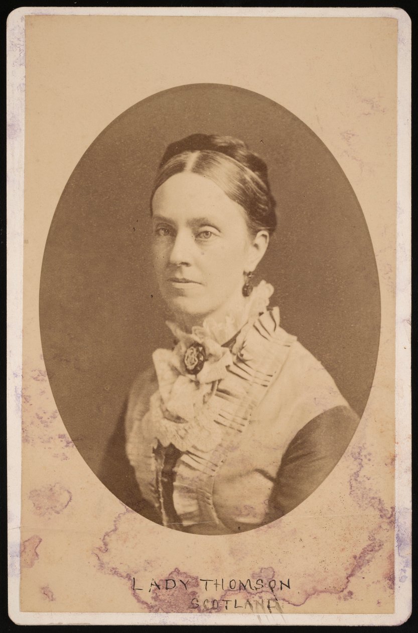 Portrét lady Frances Anny Blandy Thomsonové, baronky Kelvinové 1837-1916, 1876. od Centennial Photographic Company