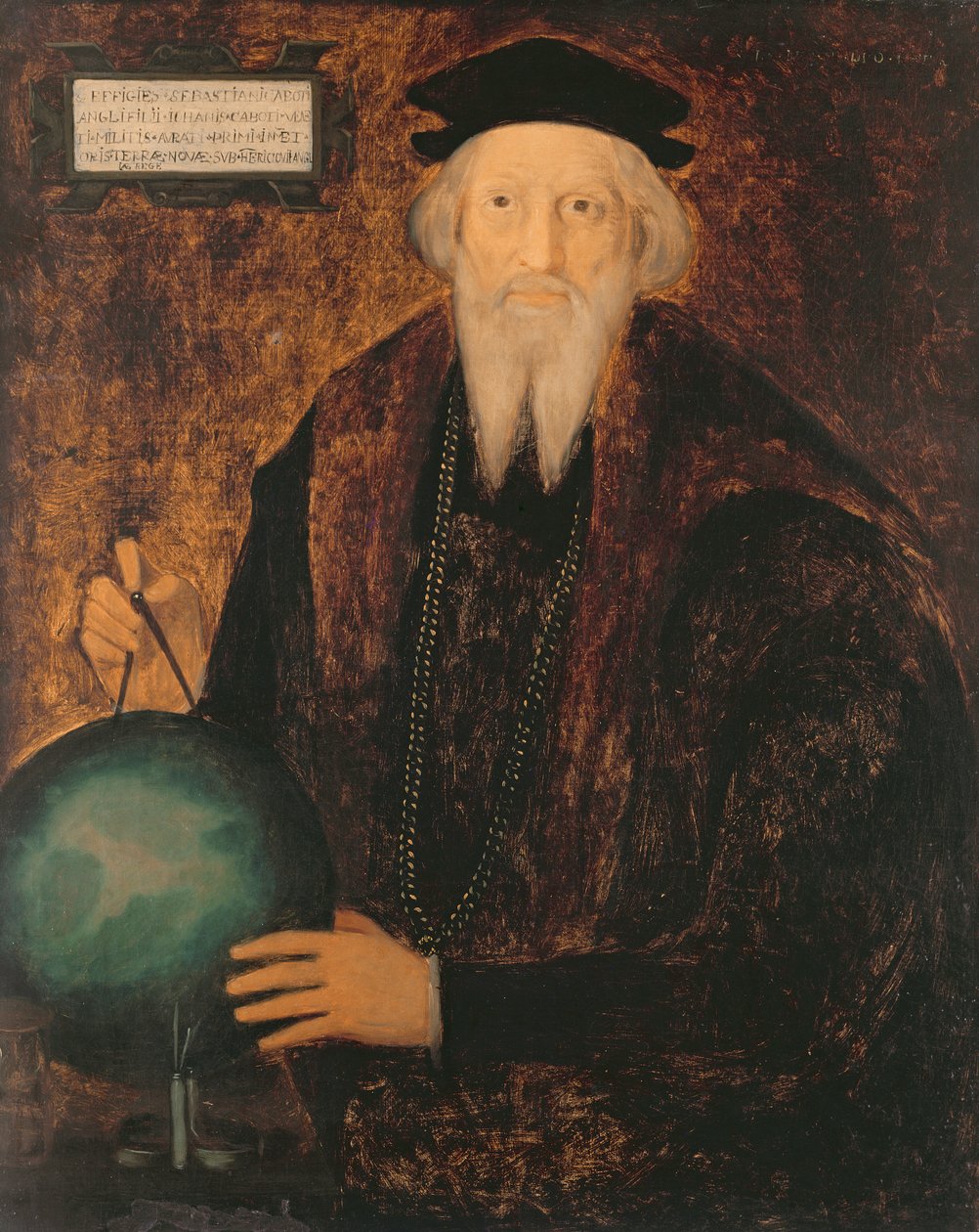 Portrét Sebastiana Cabota (1474-1557) od Cephas Giovanni Thompson