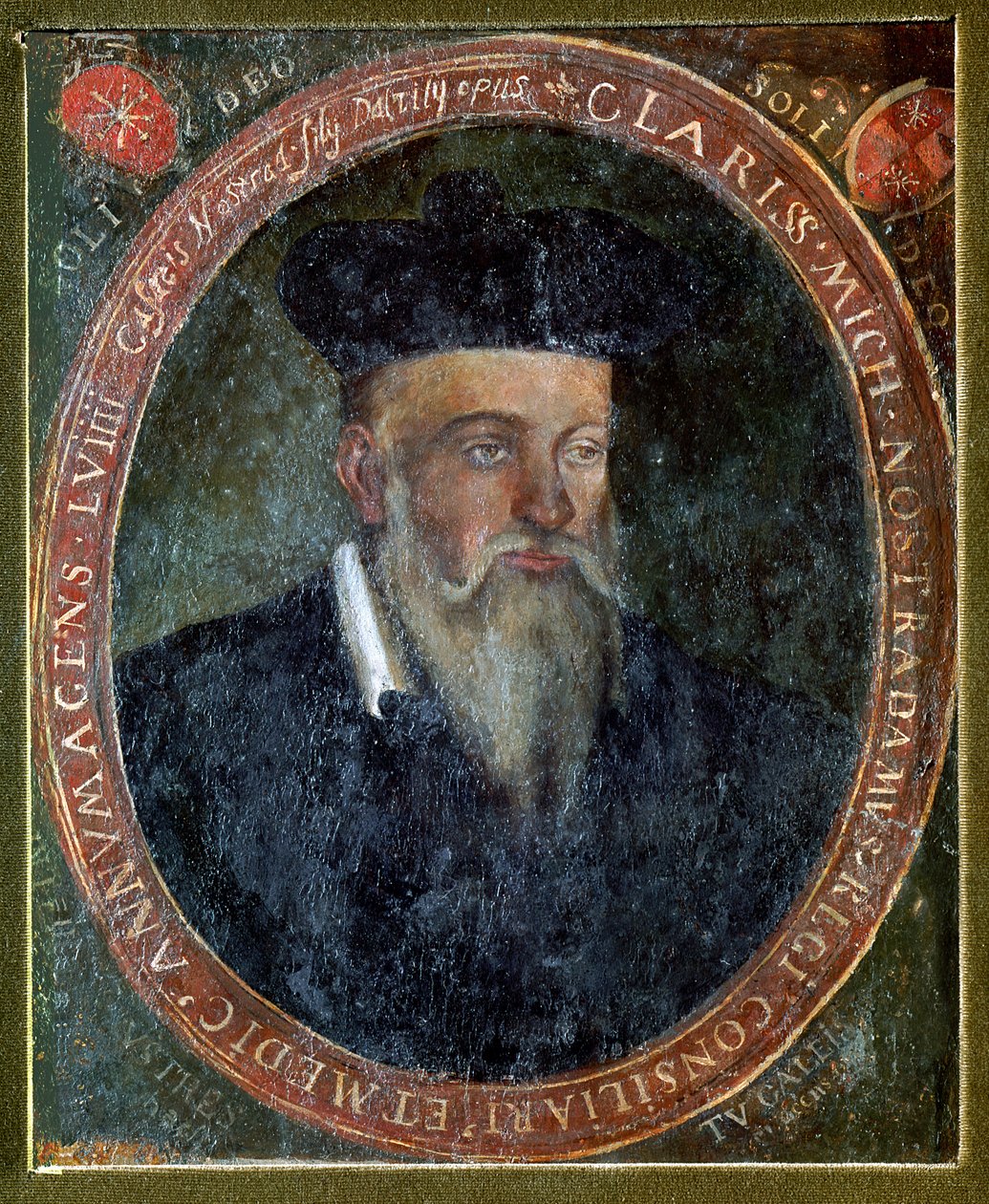 Portrét Michela de Nostradame (1503-66) od Cesar Nostradamus