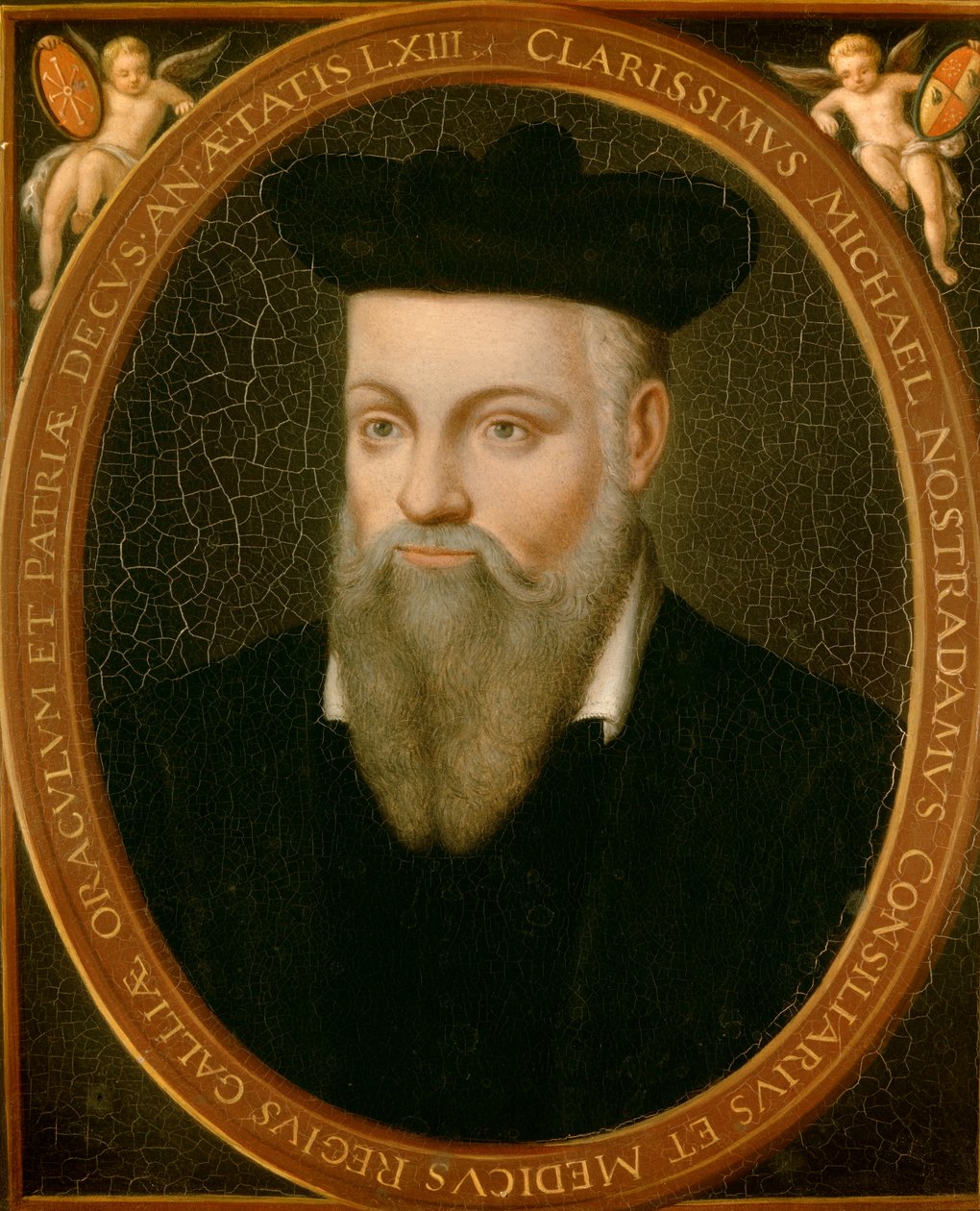 Portrét Michela de Nostradama, známého jako Nostradamus, astrologa od Cesar Nostradamus