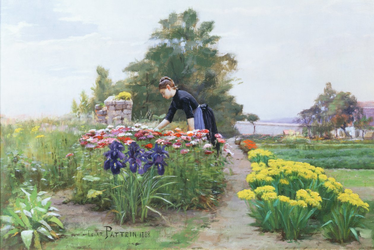 Květná zahrada, 1888 od Cesar Pattein