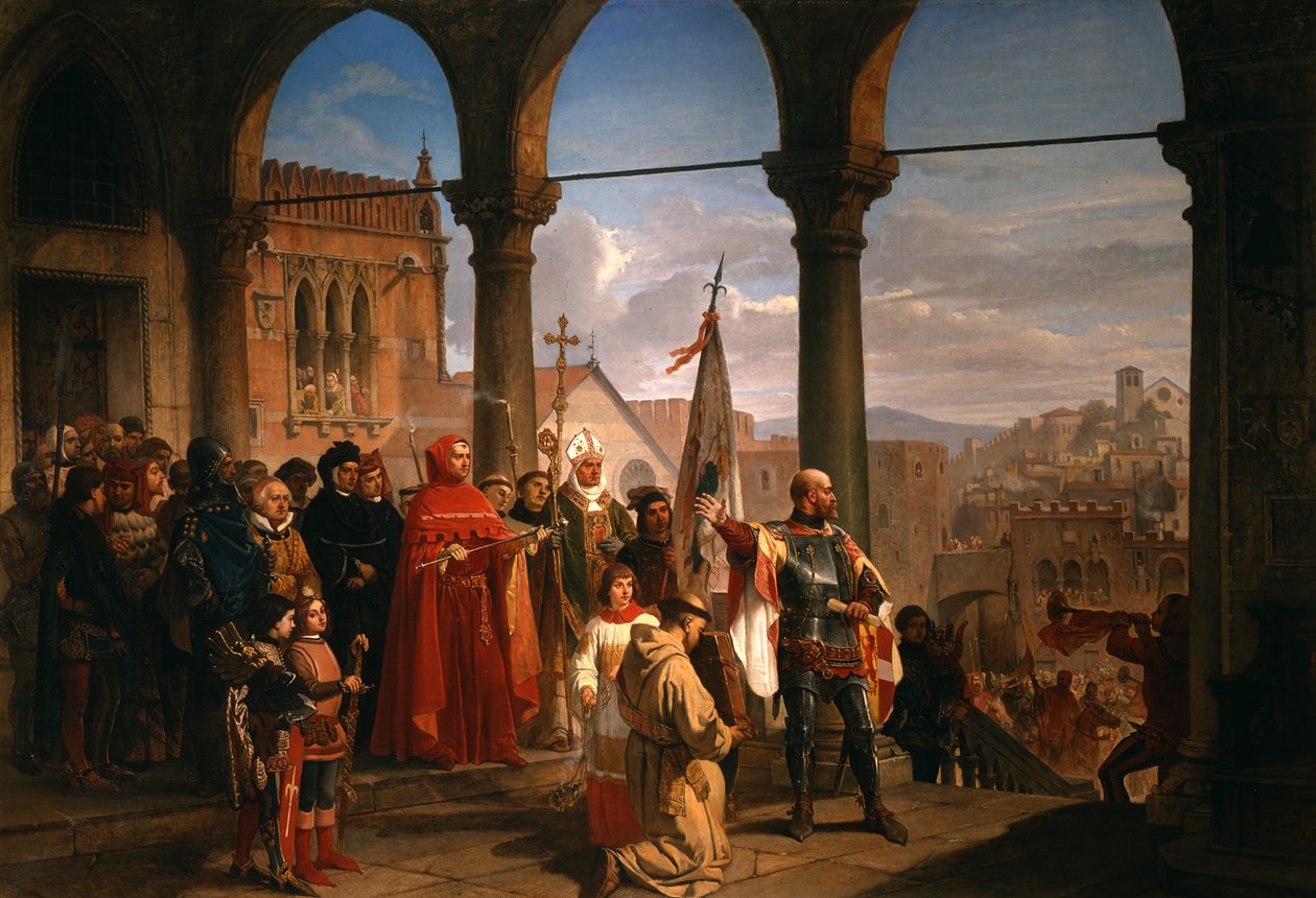 Zasvěcení Terstu Rakousku od Cesare Felix dell Acqua