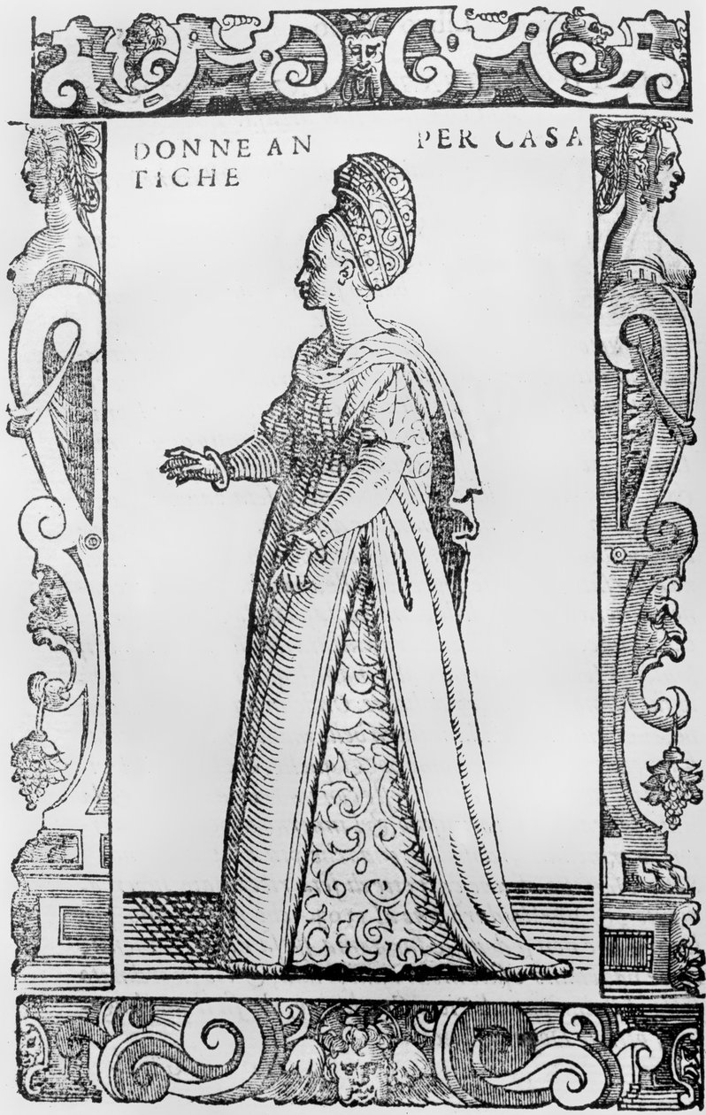 Paní domu, 1590 od Cesare Vecellio
