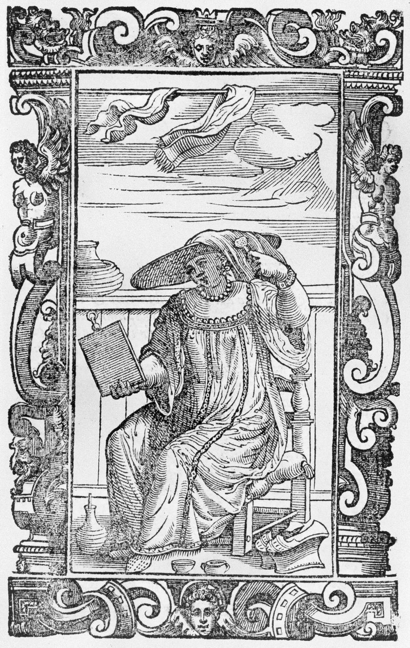 Benátská dáma, 1590 od Cesare Vecellio