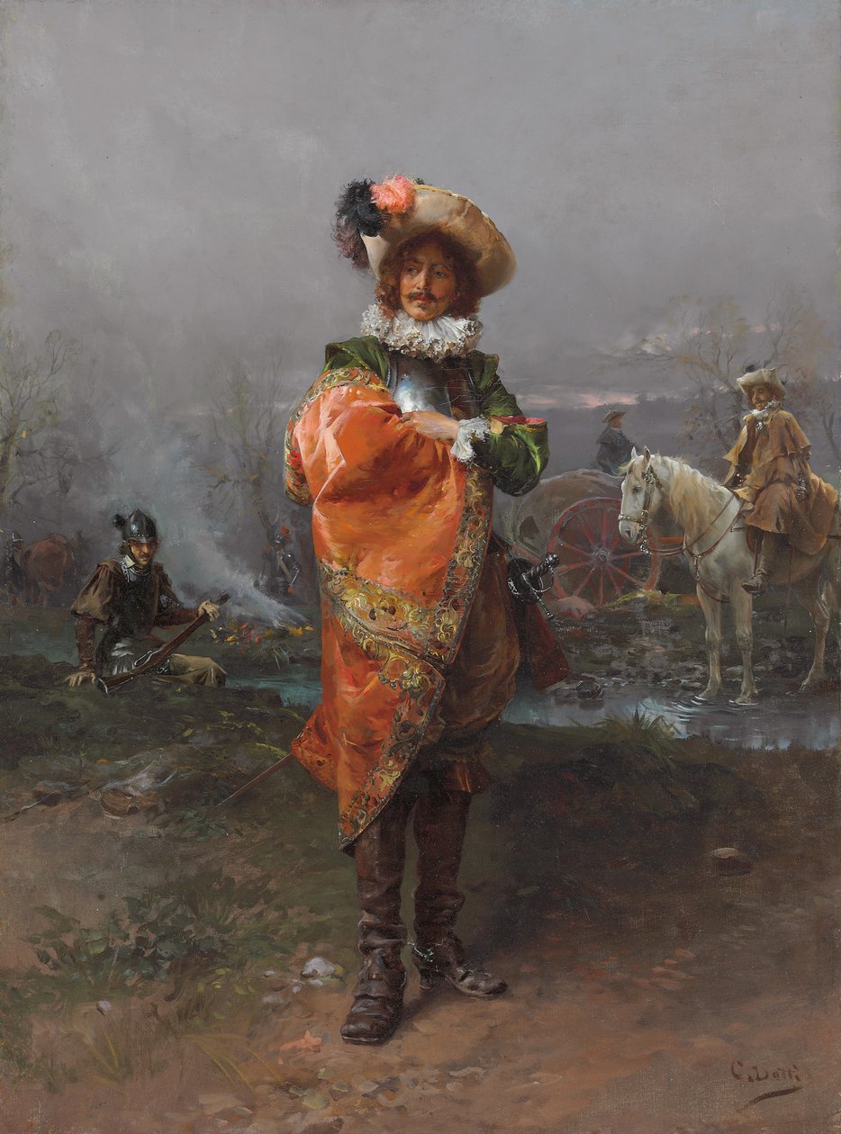 Gentleman v plášti od Cesare Auguste Detti