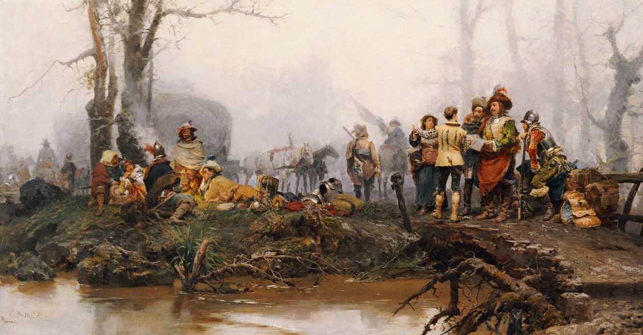 Tábor, 1878 od Cesare Auguste Detti